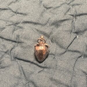 Silver James Avery strawberry charm